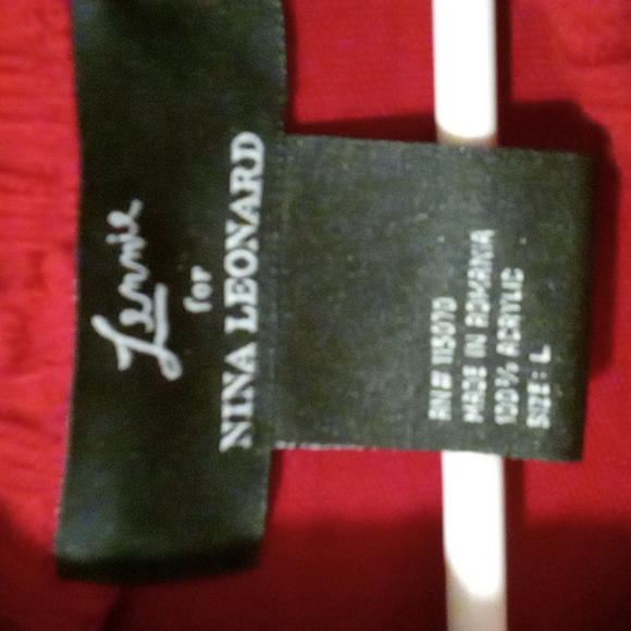 Ruby red sweater dress - Picture 2 of 3